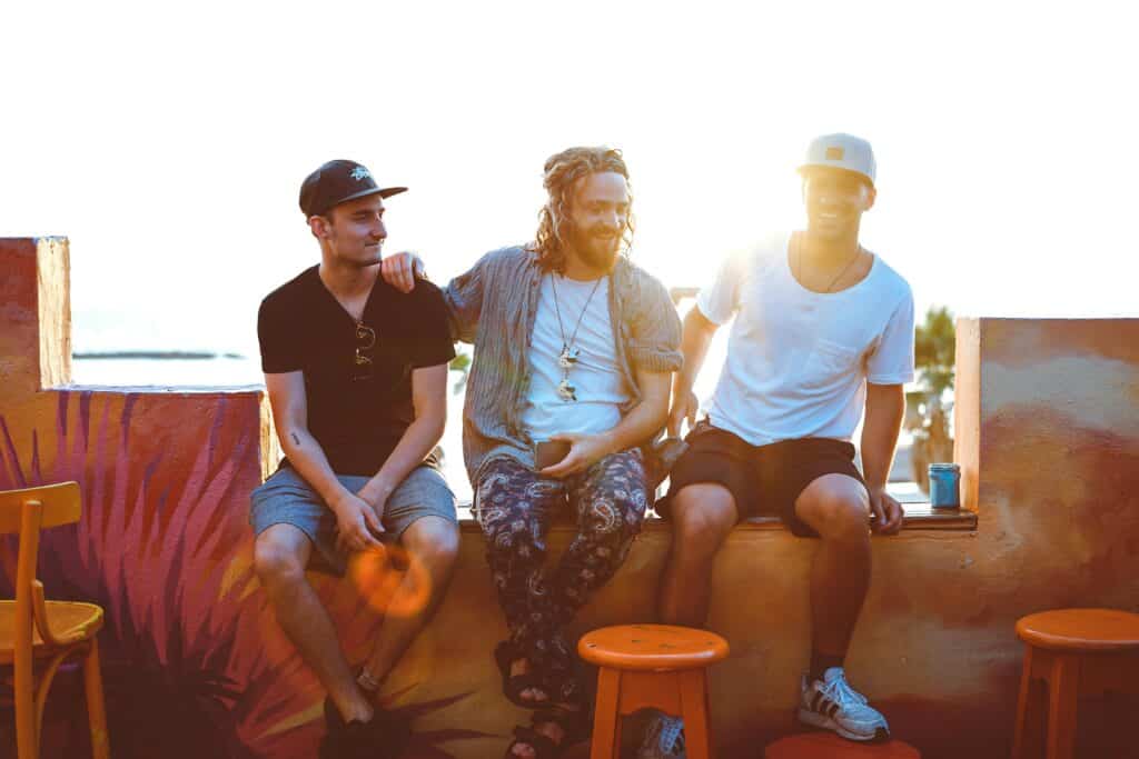 guys hanging out