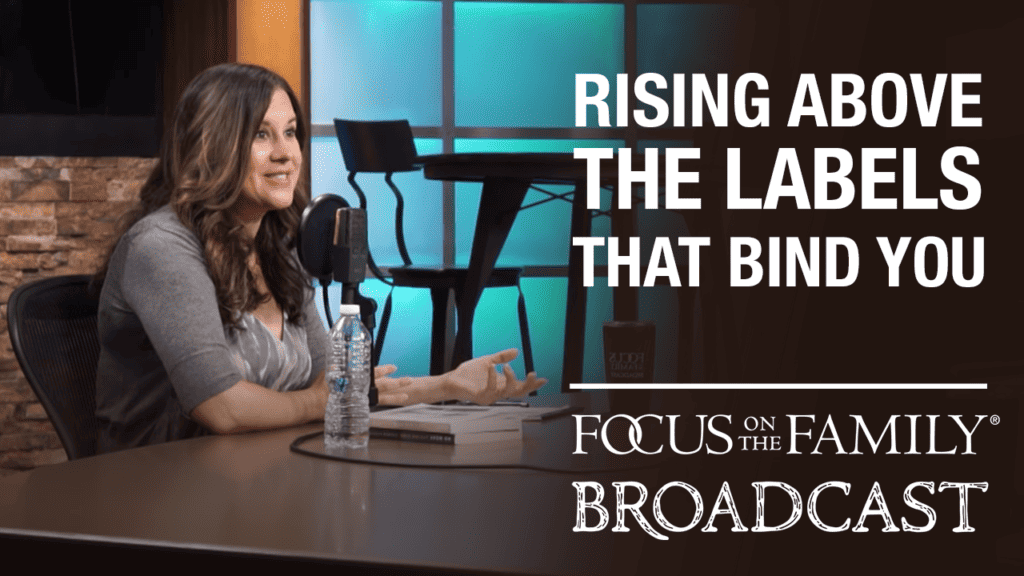 Esther Fleece Allen being interviewed in the Focus on the Family studio