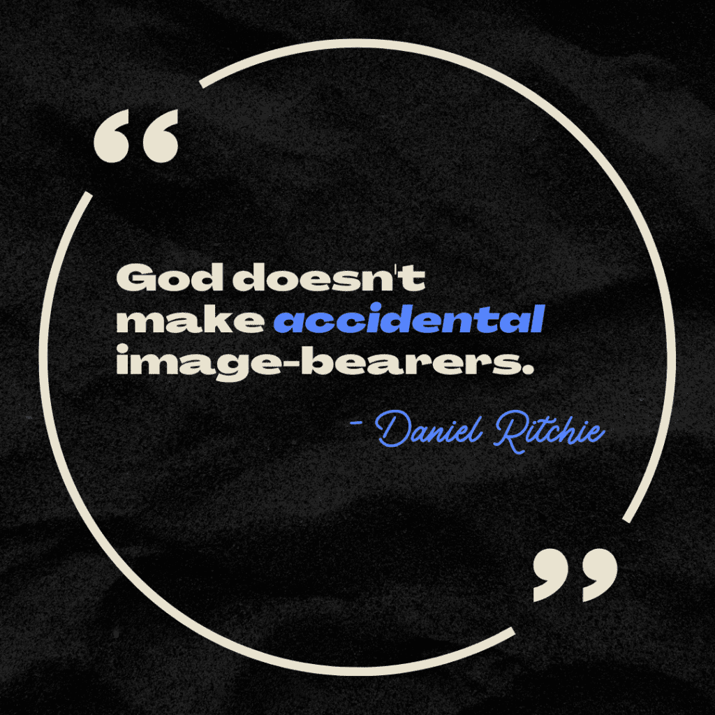 Image of quote with black sand and daniel richie saying bible verse quote about disabled